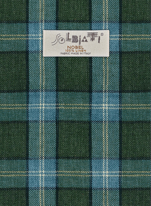 Solbiati Green Glen Linen Suit