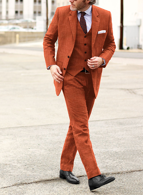Solbiati Linen Wool Silk Yinde Suit
