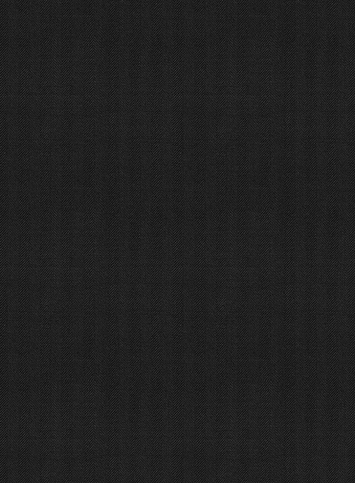James Bond Black Wool Suit