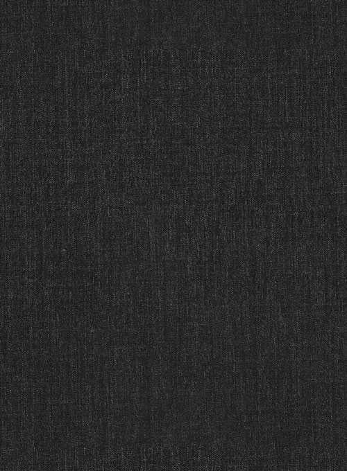 Stretch Charcoal Wool Suit