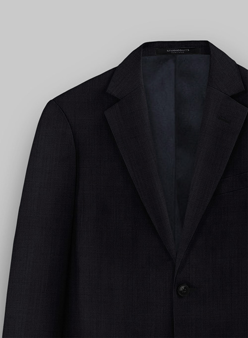 Stretch Midnight Blue Wool Suit