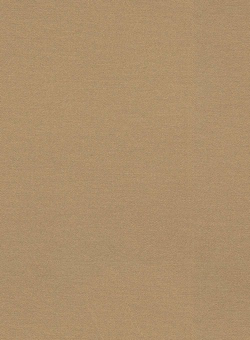 Stretch Summer Weight Dark Khaki Chino Suit