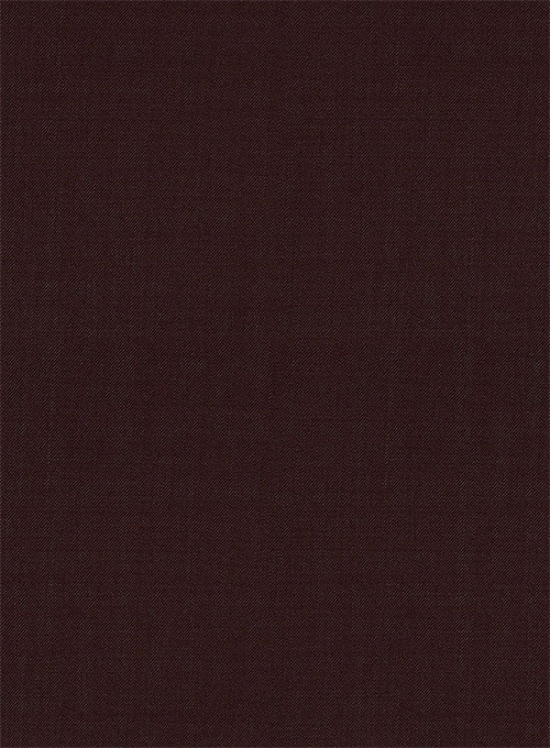 Stretch Wine Wool Suit