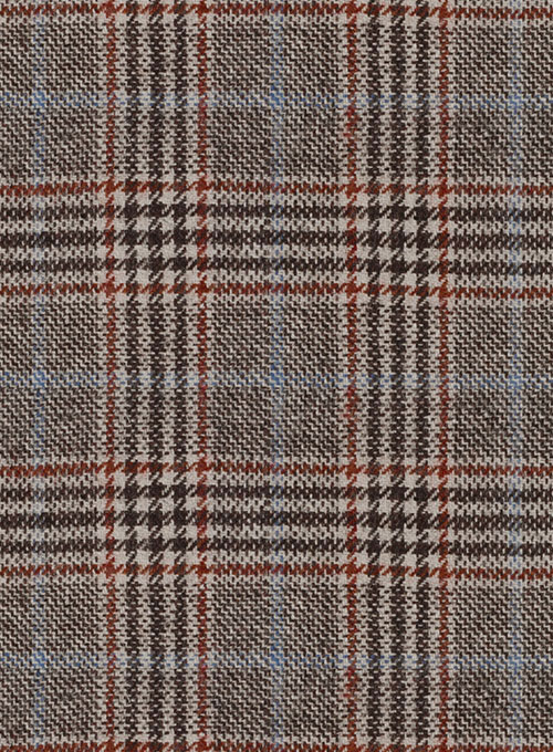 Tadeo Checks Tweed Pea Coat