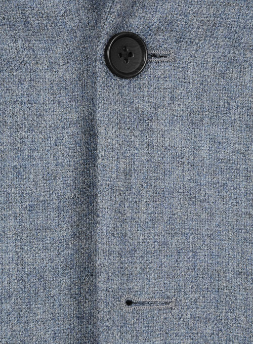 Vintage Rope Weave Spring Blue Tweed Suit - Special Offer