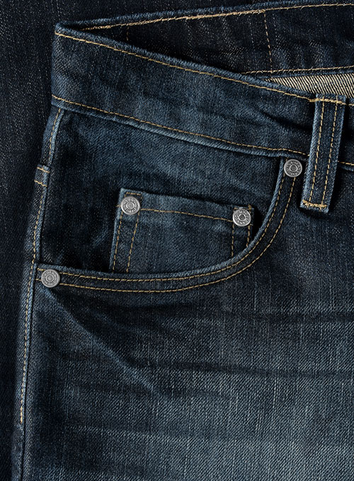 Varro Blue Hard Wash Whisker Jeans Varro Blue Hard Wash Whisker Jeans