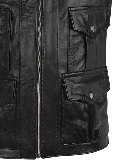 Black Daniel Craig Royal Casino Leather Jacket Black Daniel Craig Royal Casino Leather Jacket