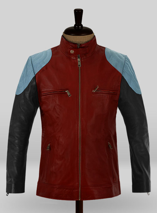 Cherry Red Akon Leather Jacket Cherry Red Akon Leather Jacket