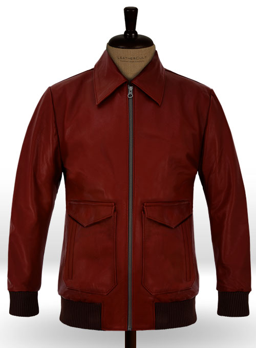 Cherry Red Drake Graham Toronto Film Festival Leather Jacket Cherry Red Drake Graham Toronto Film Festival Leather Jacket