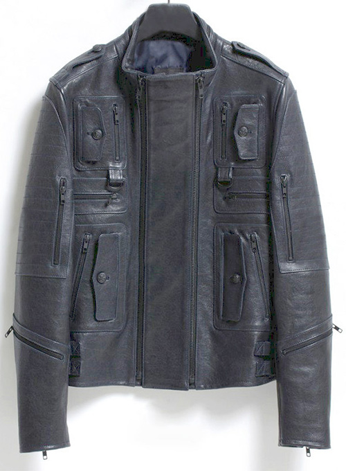 Thick Black Leather Jacket # 641 Thick Black Leather Jacket # 641