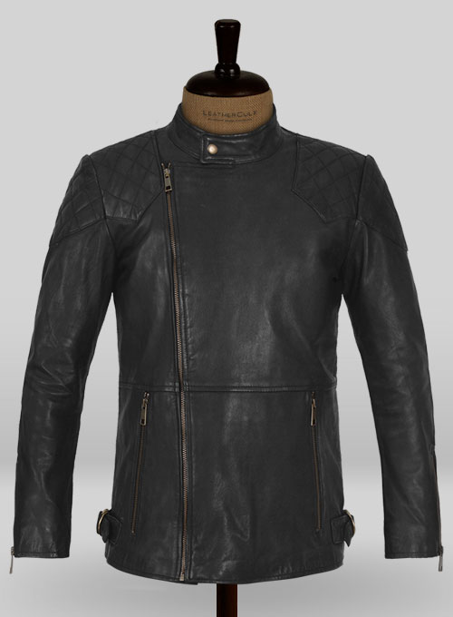 Soft Rich Black Washed & Wax Leather Jacket #613 Soft Rich Black Washed & Wax Leather Jacket #613