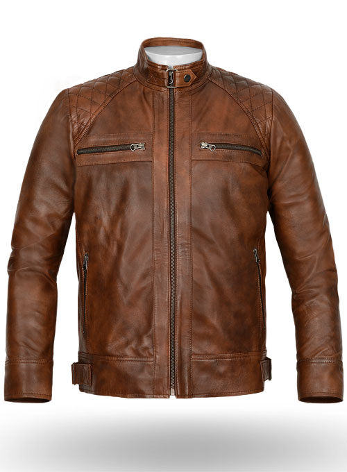 Spanish Brown Leather Jacket # 653 Spanish Brown Leather Jacket # 653