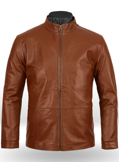 Tan Brown Minority Report Leather Jacket Tan Brown Minority Report Leather Jacket